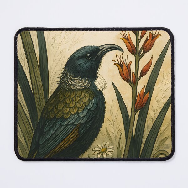 Item preview, Kiwiana Tui and Harakeke Flax Flowers designed and sold by MvuuStudio.