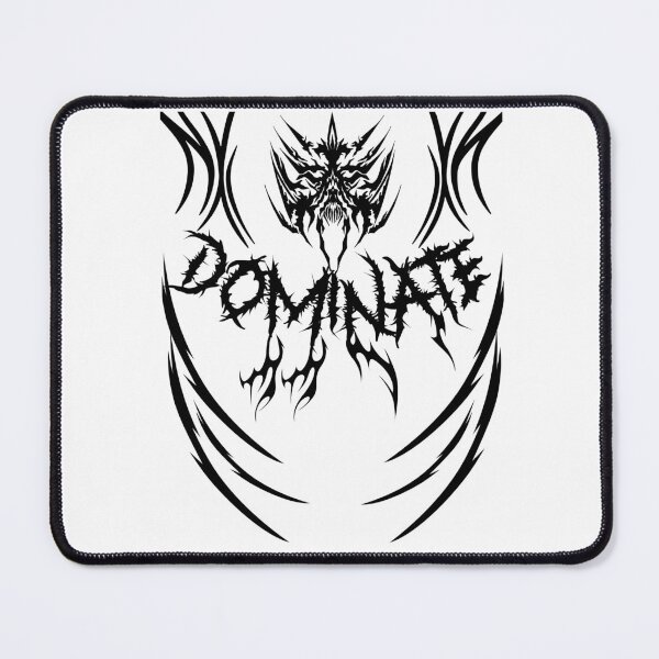 Item preview, DOMINATE – Dark Power Streetwear Design | Rock x Fitness Aesthetic - Black logo designed and sold by Gary-Shop.