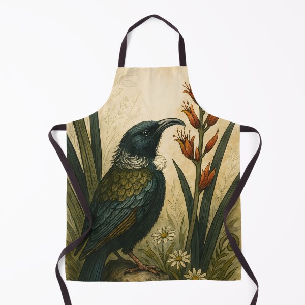 Item preview, Kiwiana Tui and Harakeke Flax Flowers designed and sold by MvuuStudio.