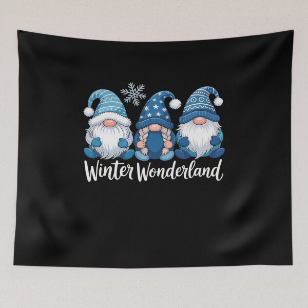Item preview, Winter Wonderland Gnomes Winter Snowy Gnomes Snow Gnome designed and sold by FranzFriesen.
