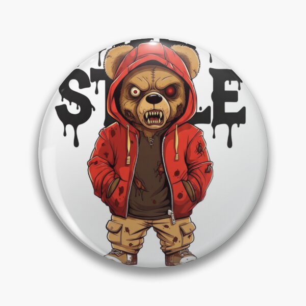 Item preview, Undead Bear Street Art: Brains Before Fame designed and sold by Mind-Over-Mood.