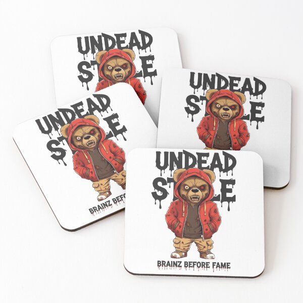 Item preview, Undead Bear Street Art: Brains Before Fame designed and sold by Mind-Over-Mood.