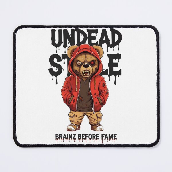 Item preview, Undead Bear Street Art: Brains Before Fame designed and sold by Mind-Over-Mood.