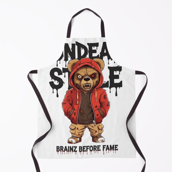 Item preview, Undead Bear Street Art: Brains Before Fame designed and sold by Mind-Over-Mood.
