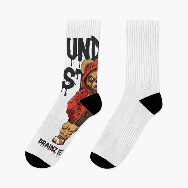 Item preview, Undead Bear Street Art: Brains Before Fame designed and sold by Mind-Over-Mood.