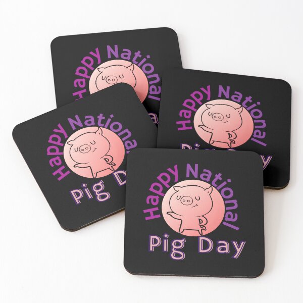 Item preview, Happy National Pig Day designed and sold by MiguelLimaDias.