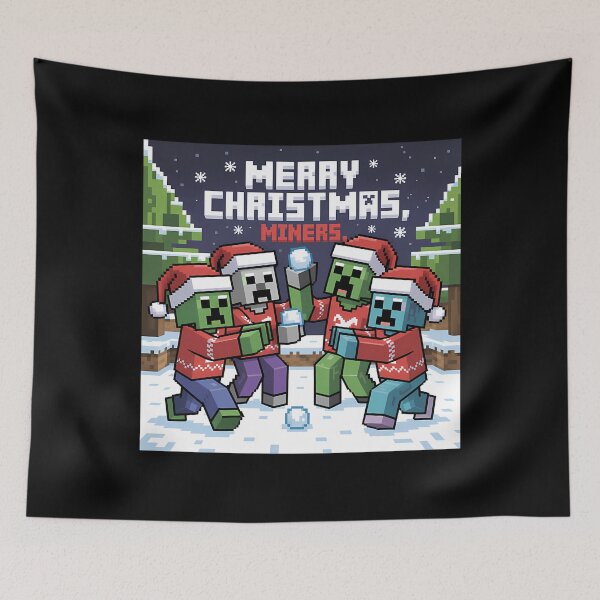 Item preview, Merry Christmas Pixels  designed and sold by Lilouthoma.