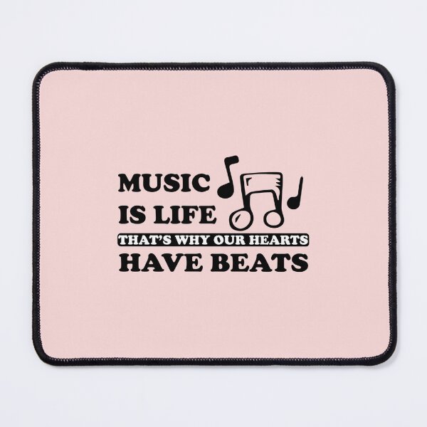 Item preview, Music-Is-Life-That'S-Why-Our-Hearts-Have-Beats designed and sold by GebhaReimann34.
