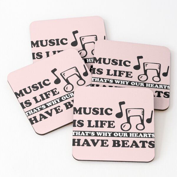 Item preview, Music-Is-Life-That'S-Why-Our-Hearts-Have-Beats designed and sold by GebhaReimann34.