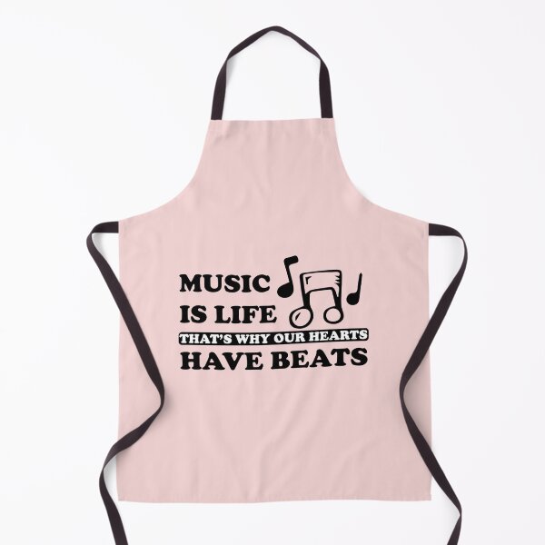 Item preview, Music-Is-Life-That'S-Why-Our-Hearts-Have-Beats designed and sold by GebhaReimann34.