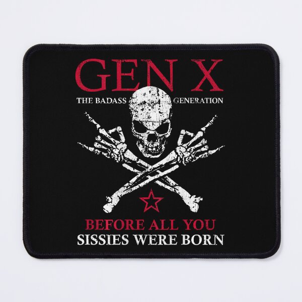 Item preview, X Generation Before All You Sissie Were Born Skull Rock Hand designed and sold by DouglasChoosen.