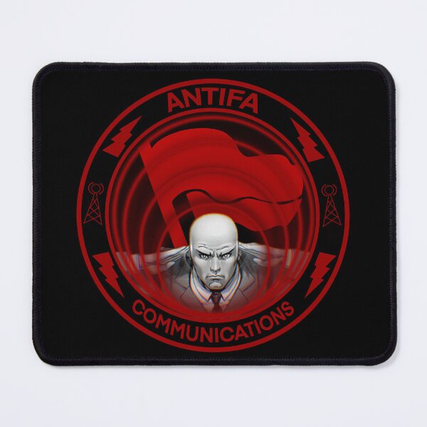 Item preview, Antifa Communications (Professor X psychic logo) designed and sold by Delinquent Doll.