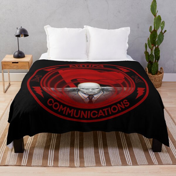 Item preview, Antifa Communications (Professor X psychic logo) designed and sold by Delinquent Doll.