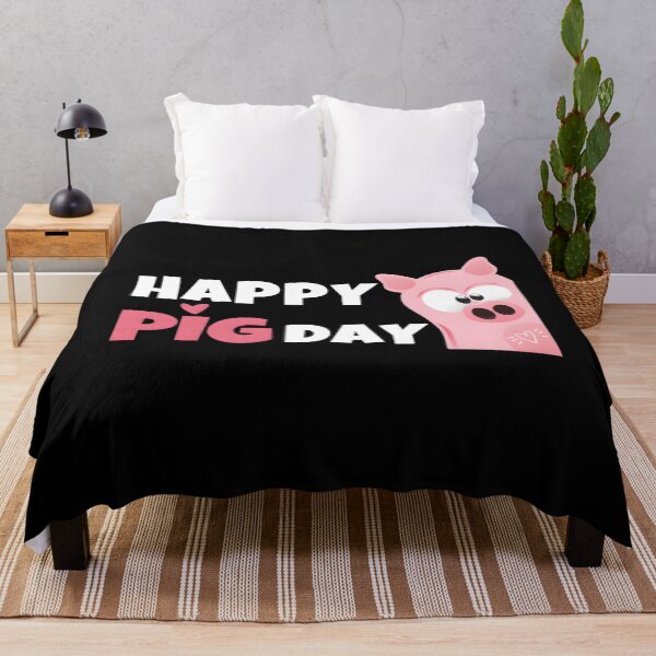Item preview, National Pig Day — Happy Pig Day Cute Pigs designed and sold by MiguelLimaDias.