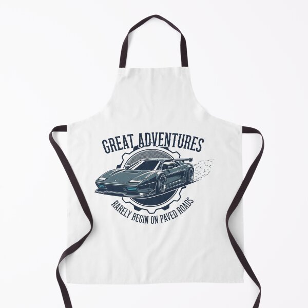 Item preview, Retro Sports Car Quote T-Shirt | Great Adventures Don't Start on Paved Roads designed and sold by nhstaruna.