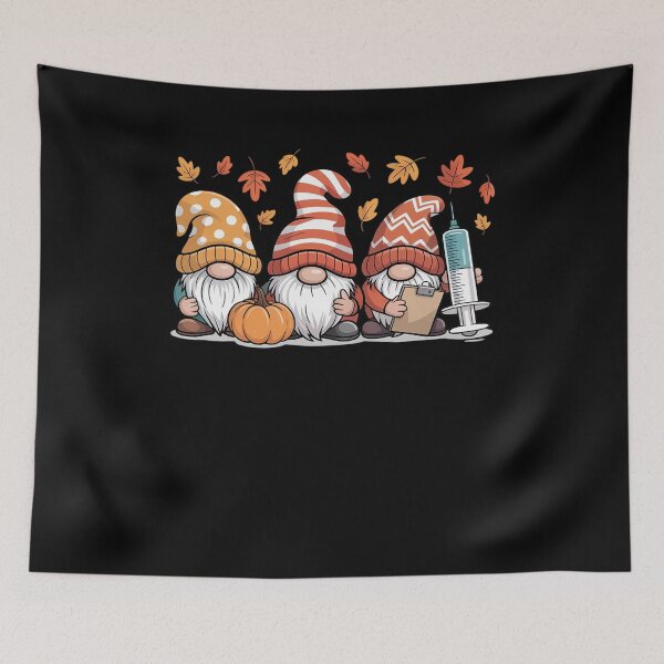 Item preview, Thanksgiving Nurse Gnomes Fall Scrub Top Autumn designed and sold by RayArmstrong.