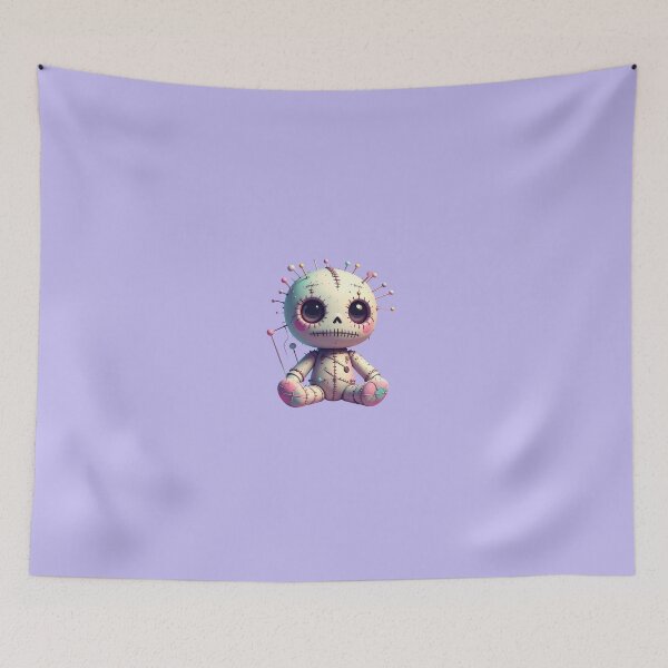Item preview, Kawaii Pastel Goth Voodoo Doll with Pins designed and sold by AOG-DESIGNS.