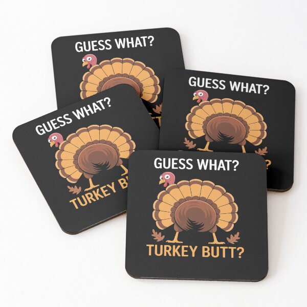 Item preview, Thanksgiving Guess What fuuny Turkey fall designed and sold by AmparoBoyle.
