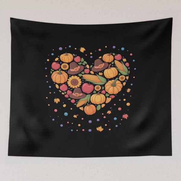 Item preview, Thanksgiving Food Heart Fall Autumn designed and sold by marcusry.