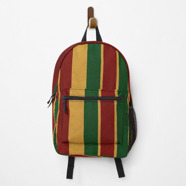 Item preview, Vintage Red Green and Gold Stripe Pattern designed and sold by SassyArtistry.