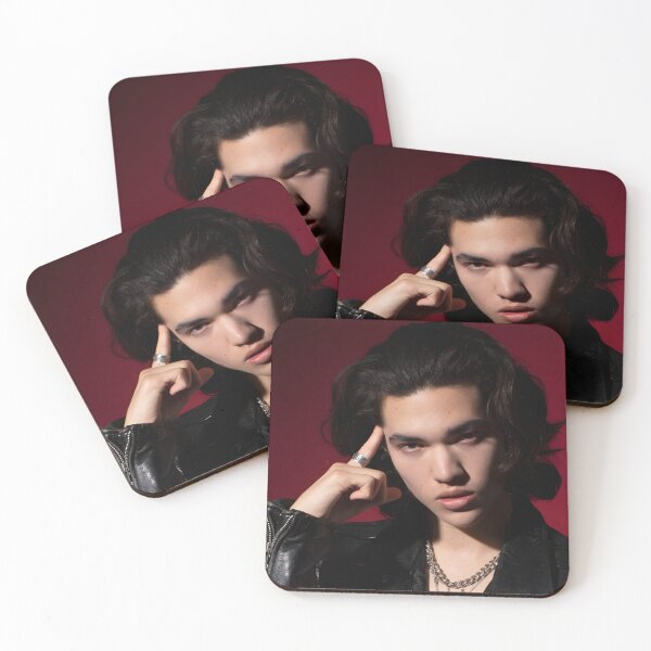 Item preview, Conan Gray Portrait – Dark Red Mood Rock Aesthetic Art designed and sold by aziakuboires.