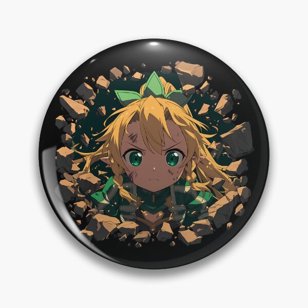 Item preview, Leafa Sword Art Online Anime Girl Peeking Green Eyes Warrior Spirit designed and sold by TorbenKuhano.