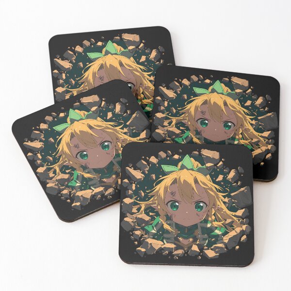 Item preview, Leafa Sword Art Online Anime Girl Peeking Green Eyes Warrior Spirit designed and sold by TorbenKuhano.