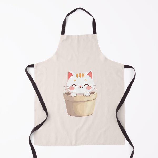 Item preview, Kitty in a pot designed and sold by MiMiartstudio.