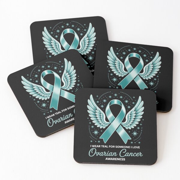 Item preview, I Wear Teal For My Mom Ovarian Cancer Awareness designed and sold by PunkNation-Arts.