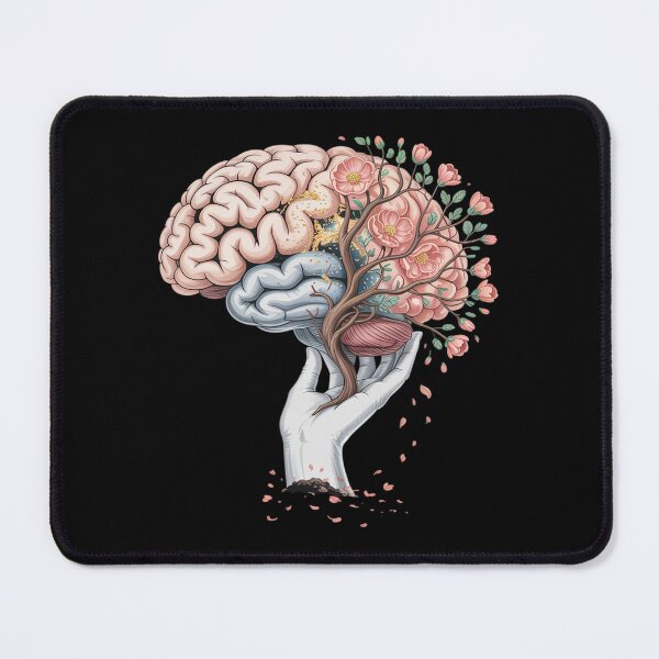 Item preview, Spring Flowers Floral Brain Neurologist Neuro Science designed and sold by DrewLeuschke.