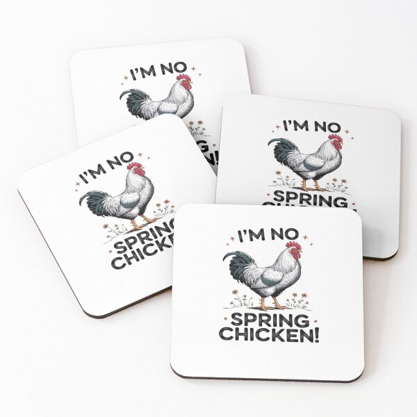 Item preview, Spring Chicken Old Age Joke Birthday designed and sold by marcusry.