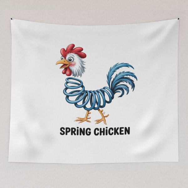 Item preview, Spring Chicken Chicken On Pogo Stick Funny Chicken designed and sold by khorbiasieno.