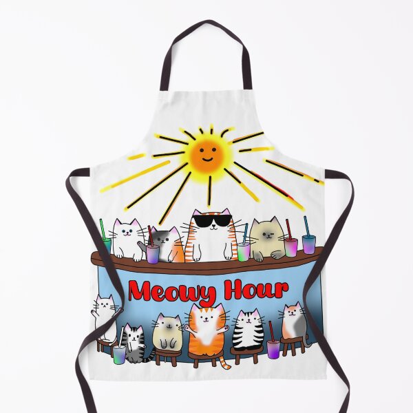 Item preview, Meowy Hour - Happy Hour - Party Cats by Orikall designed and sold by HippieWorks.