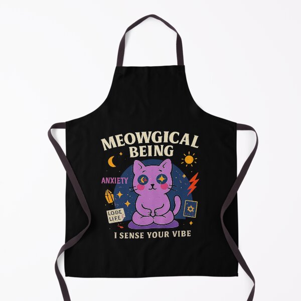 Item preview, Meowgical Being – Mystical Cat Vibe Sensor Design designed and sold by SanPedroArt.