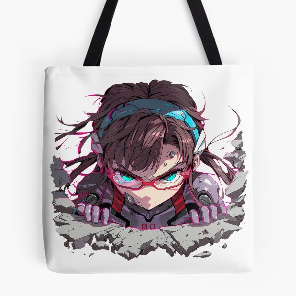 Item preview, Mari Makinami Illustrious Neon Genesis Evangelion Anime Breaking Through Wall designed and sold by TorbenKuhano.