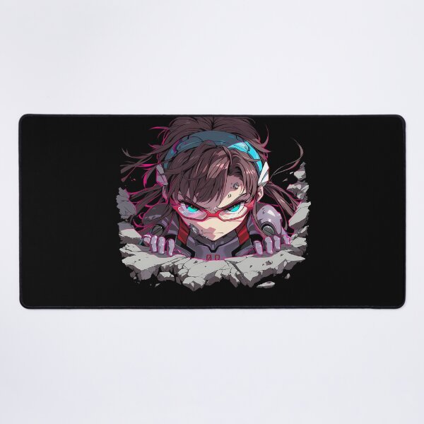 Item preview, Mari Makinami Illustrious Neon Genesis Evangelion Anime Breaking Through Wall designed and sold by TorbenKuhano.