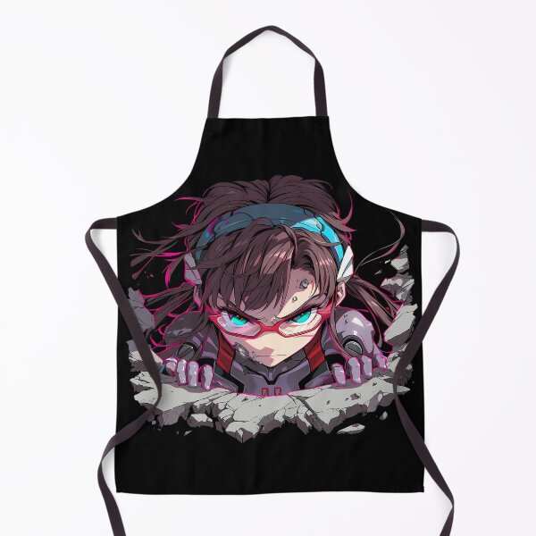 Item preview, Mari Makinami Illustrious Neon Genesis Evangelion Anime Breaking Through Wall designed and sold by TorbenKuhano.