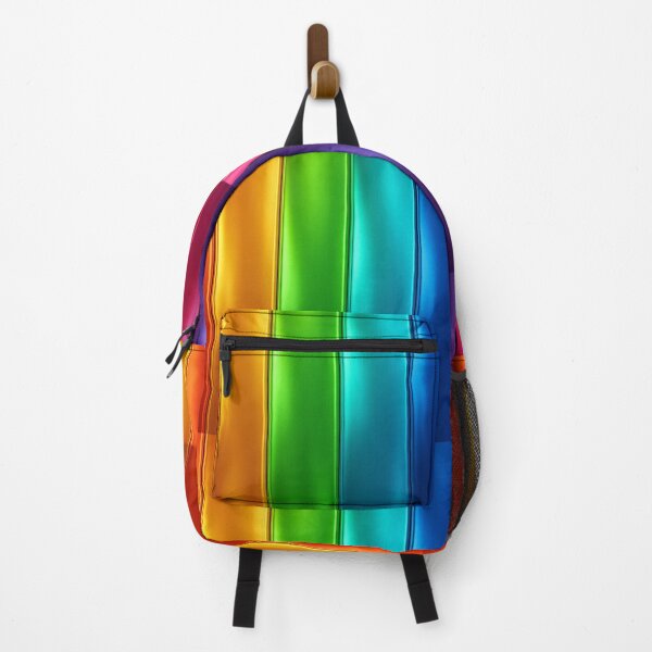 Item preview, Vibrant Rainbow Metallic Stripes designed and sold by SassyArtistry.