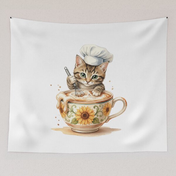 Item preview, Barista Cat designed and sold by DisignByPrince.