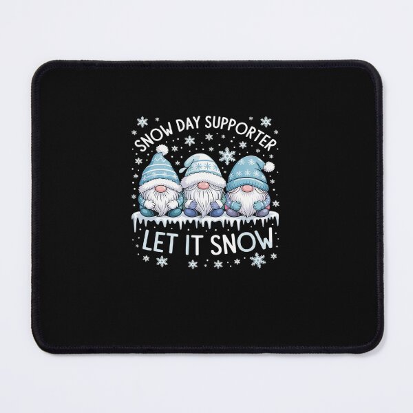 Item preview, Snow Day Supporter Let It Snow Cute Blue Gnome Xmas Holiday designed and sold by marcusry.