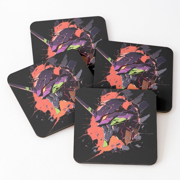 Item preview, Evangelion Unit 01 Neon Genesis Evangelion Anime Head Burst Through Debris designed and sold by TorbenKuhano.