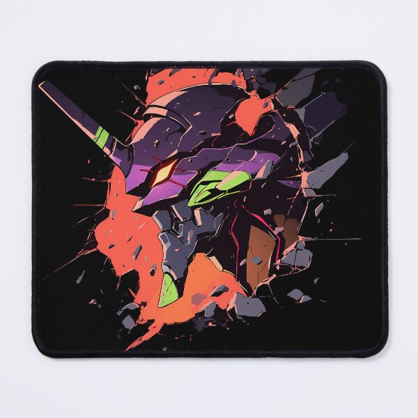 Item preview, Evangelion Unit 01 Neon Genesis Evangelion Anime Head Burst Through Debris designed and sold by TorbenKuhano.