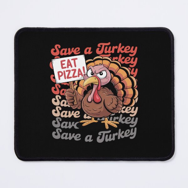 Item preview, Save A Turkey Eat Pizza Funny Autumn Thanksgiving designed and sold by MinaReinger.