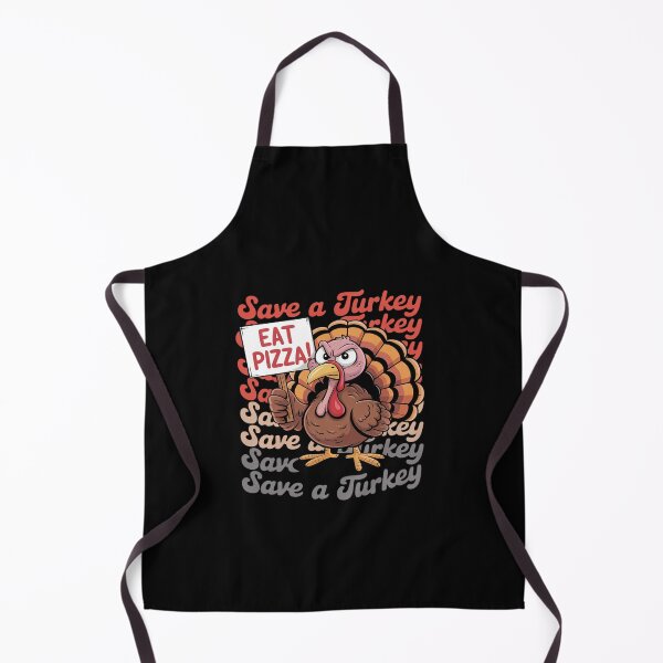 Item preview, Save A Turkey Eat Pizza Funny Autumn Thanksgiving designed and sold by MinaReinger.