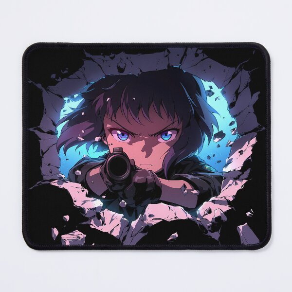 Item preview, Mokoto Motoko Kusanagi Ghost In The Shell Anime Aim Through Crumbling Wall designed and sold by TorbenKuhano.
