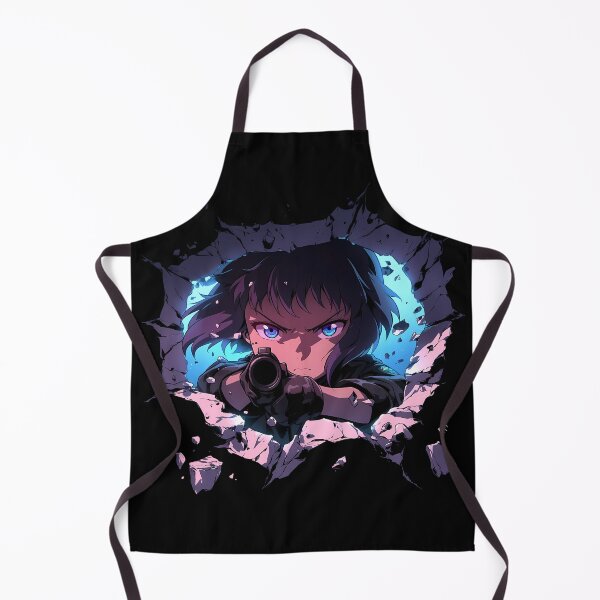 Item preview, Mokoto Motoko Kusanagi Ghost In The Shell Anime Aim Through Crumbling Wall designed and sold by TorbenKuhano.