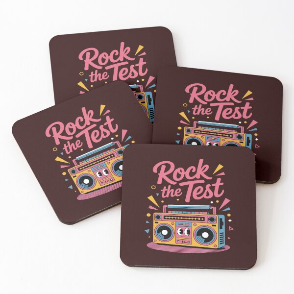 Item preview, Test Day Teacher Motivation 80’s Testing Day Rock The Test designed and sold by August4Laughs25.