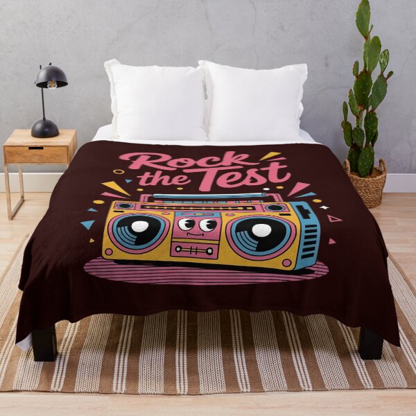 Item preview, Test Day Teacher Motivation 80’s Testing Day Rock The Test designed and sold by August4Laughs25.