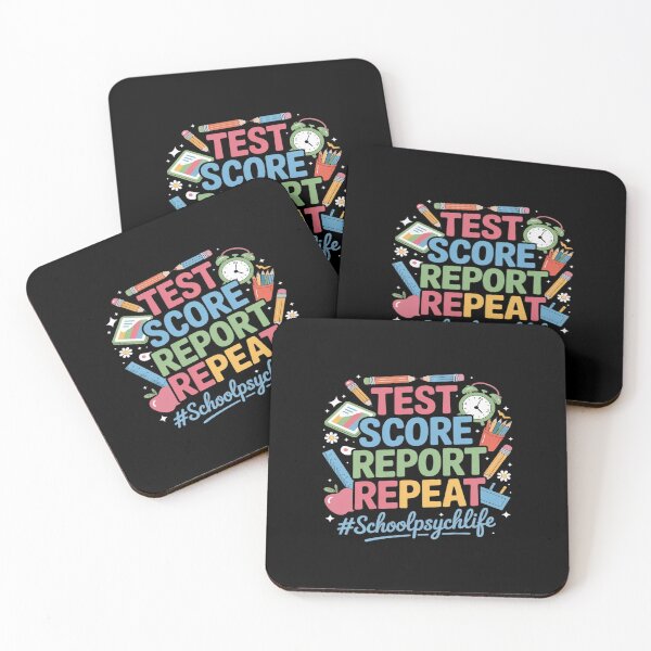 Item preview, Test Score Report Repeat School Psych Back To School designed and sold by August4Laughs25.