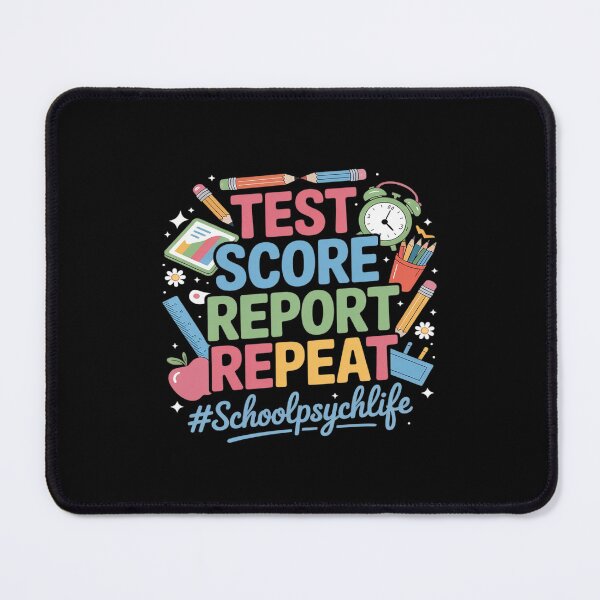 Item preview, Test Score Report Repeat School Psych Back To School designed and sold by August4Laughs25.